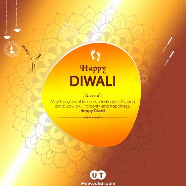 Diwali Golden Diya — Free Download | Udhsri Technologies