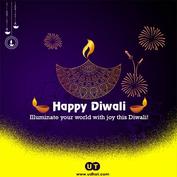 Diwali Hindi Wishes — Free Download | Udhsri Technologies