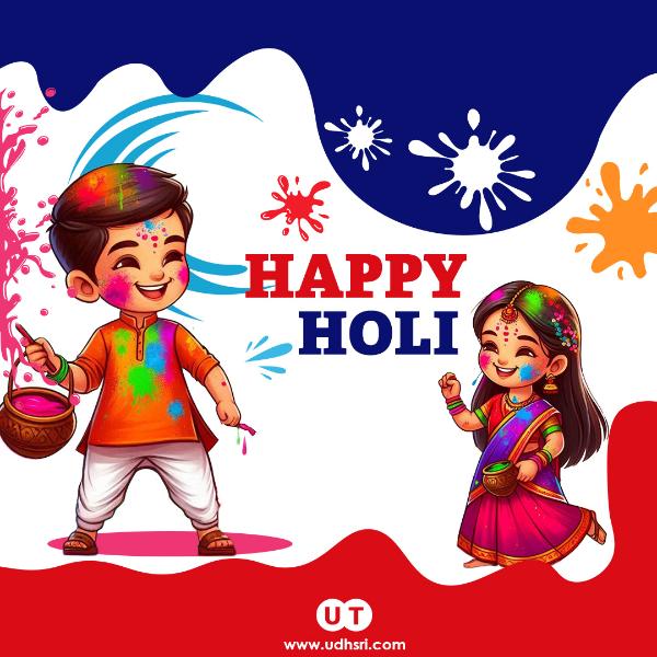 Traditional Holi Wishes — Free Download | Udhsri Technologies
